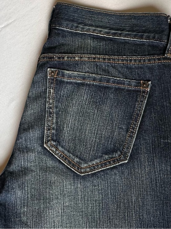 Old Navy Jeans Womens Bootcut 2009 Low Rise Dark Wash Blue Denim 30” Inseam Sz 2 - Picture 12 of 16